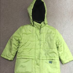 Kids warm puffer down jacket made in Italy